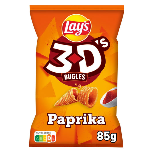 Biscuits Apéritifs Goût Paprika 3D'S le sachet de 85g
