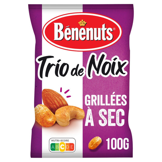 BENENUTS Nut Trio Dry Roasted Almond Cashew &amp; Peanut Seed Mix
