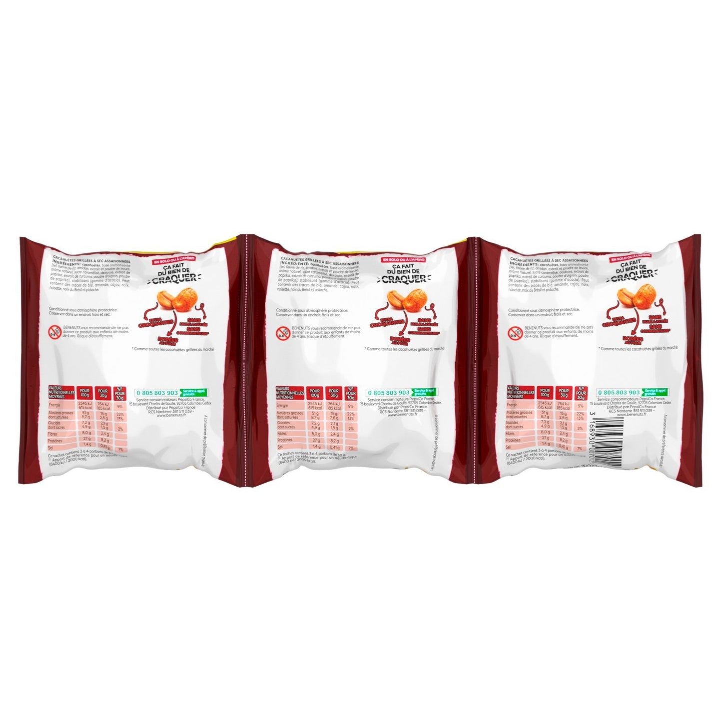 Cacahuètes Grillées à Sec BENENUTS