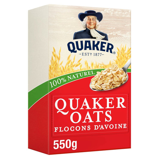 Céréales Flocons d'Avoine QUAKER la boîte de 550g