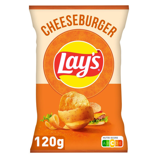 Chips Saveur Cheeseburger LAY'S le sachet de 120g