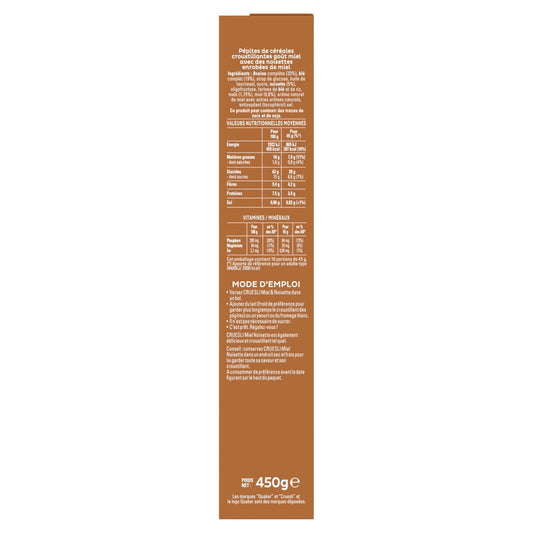QUAKER Cruesli Honey and Hazelnut Cereal