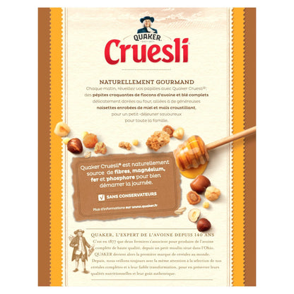 QUAKER Cruesli Honey and Hazelnut Cereal