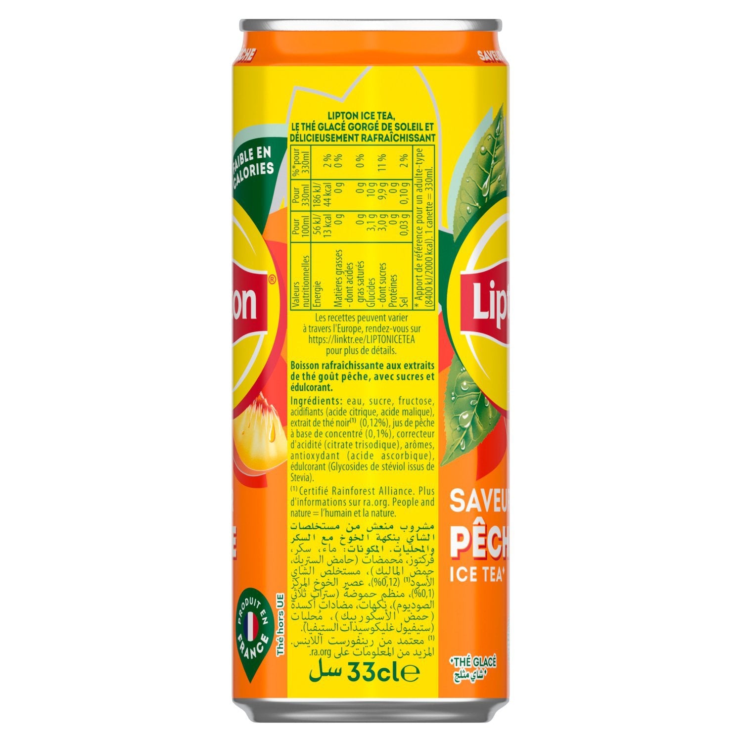 Boisson Pêche LIPTON 