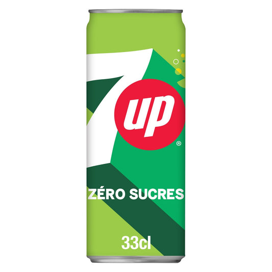 Soda au Citron Vert 7UP la canette 33cl