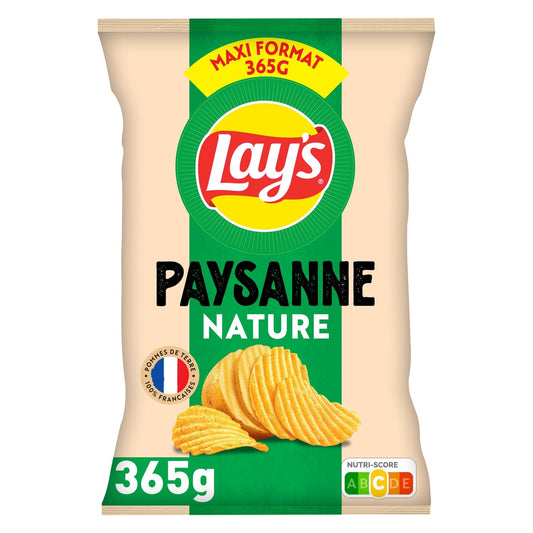 LAY'S Plain Country Recipe Chips Maxi Resealable Format