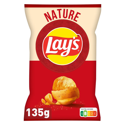 Chips Nature LAY'S le sachet de 135g