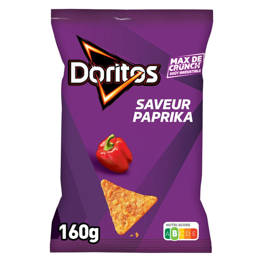 Chips Tortilla Goût Paprika DORITOS le sachet de 160g