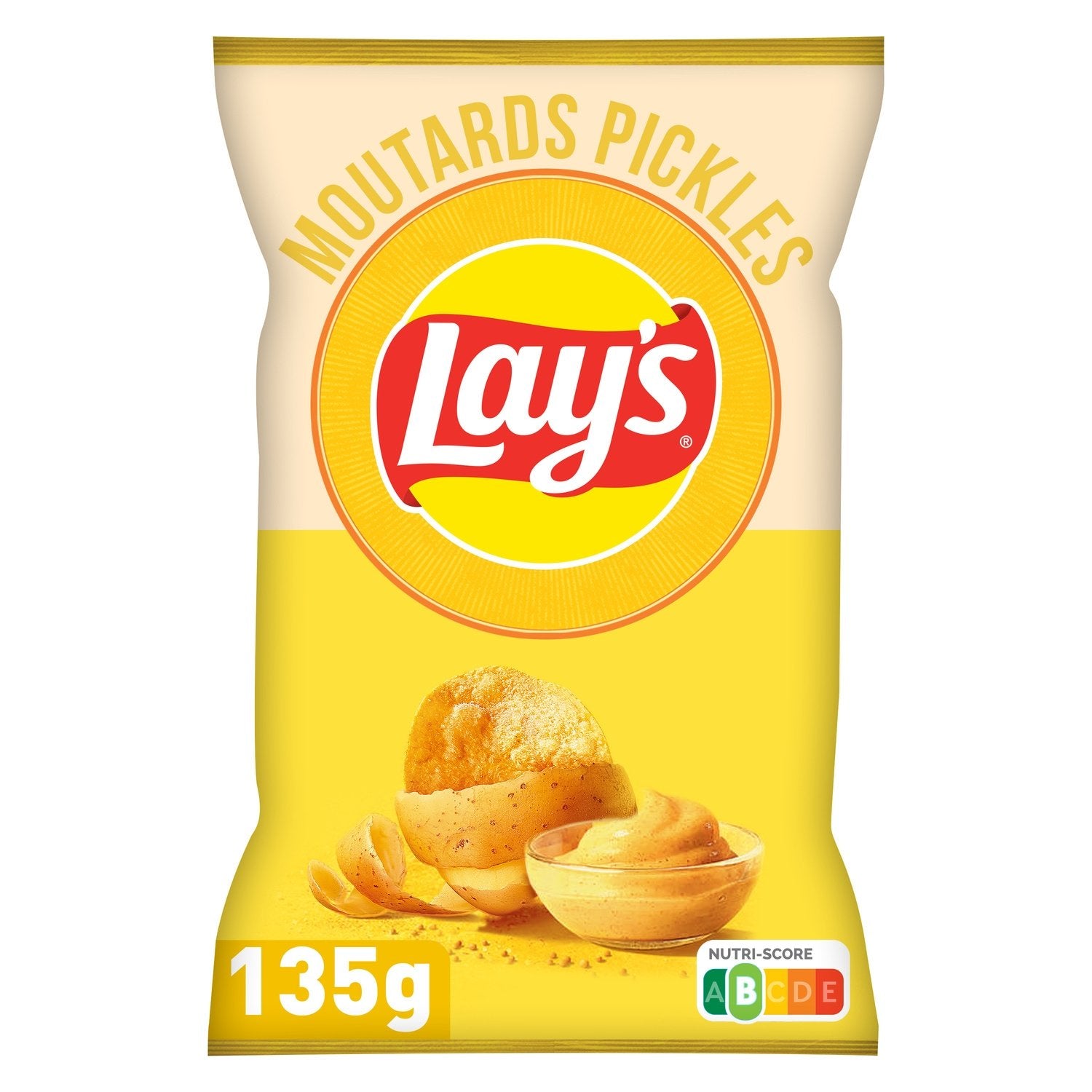 Chips Saveur Moutarde Pickles LAY'S le sachet de 135g