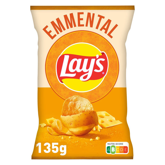 Chips Saveur Emmental LAY'S le sachet de 135g