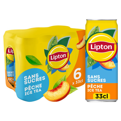 Boisson Thé Glacé Pêche Zéro Sucres LIPTON 