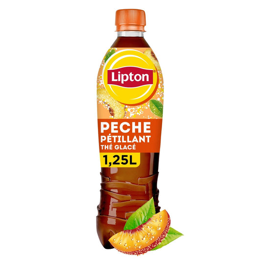 Lipton Sparkling Peach Iced Tea Drink