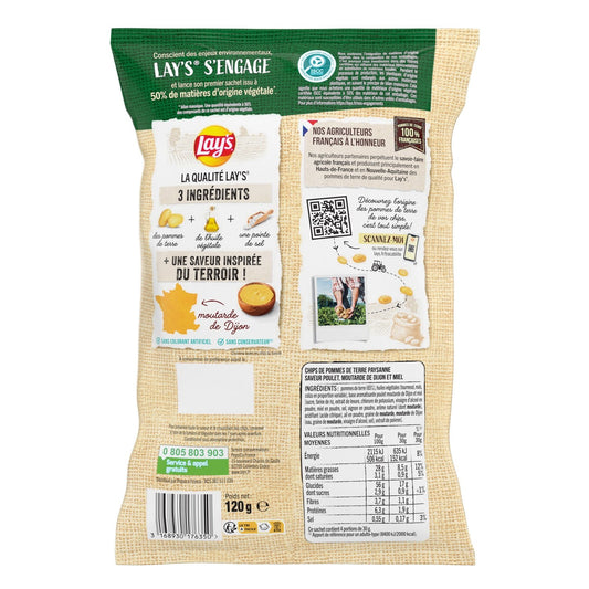 LAY'S Country Recipe Chips with Chicken Flavor, Dijon Mustard and Honey