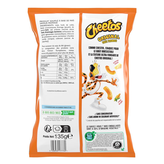 CHEETOS Cheese Flavored Puffed Appetizer Cookies