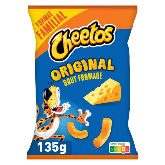 Biscuits Apéritifs Soufflés Goût Fromage CHEETOS le sachet de 135g