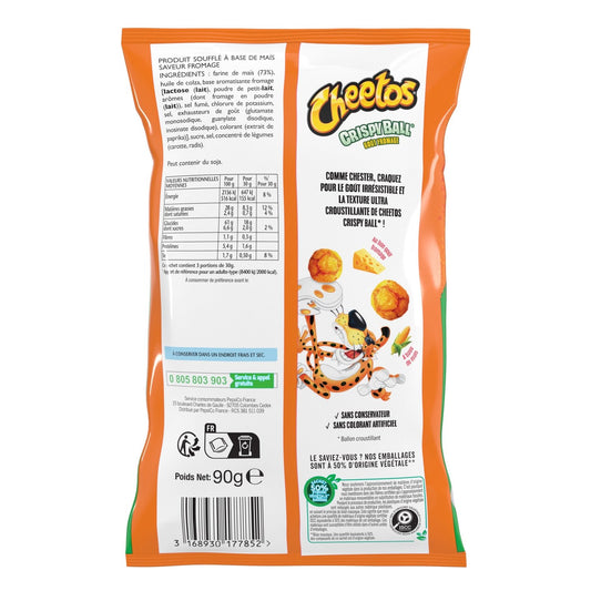 Crispy Ball Puffed Appetizer Cookies with Cheese and CHEETOS
