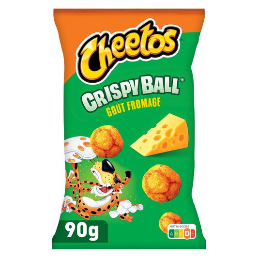 Biscuits Apéritifs Soufflés Crispy Ball Goût Fromage CHEETOS le sachet de 90g