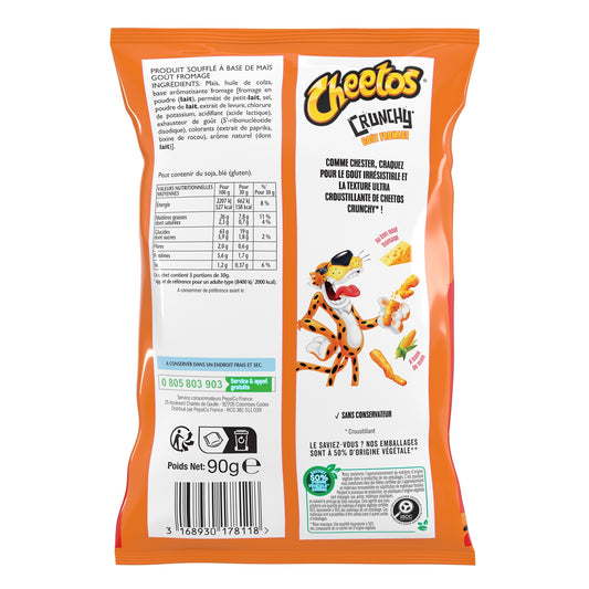 CHEETOS Crunchy Cheese Flavored Puffed Snack Cookies