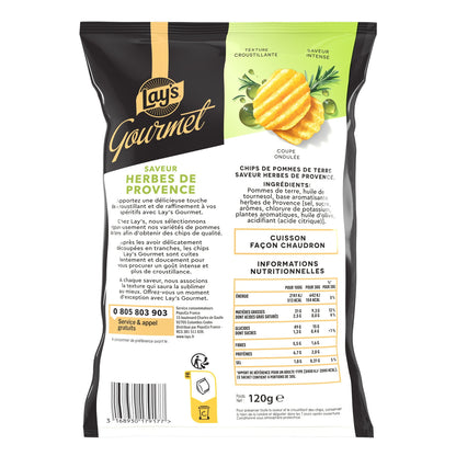 Chips Saveur Herbes de Provence Gourmet LAY'S 