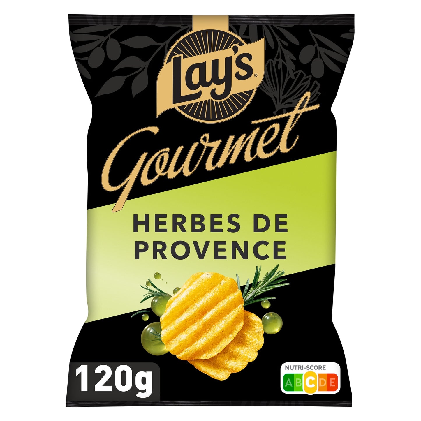 Chips Saveur Herbes de Provence Gourmet LAY'S 