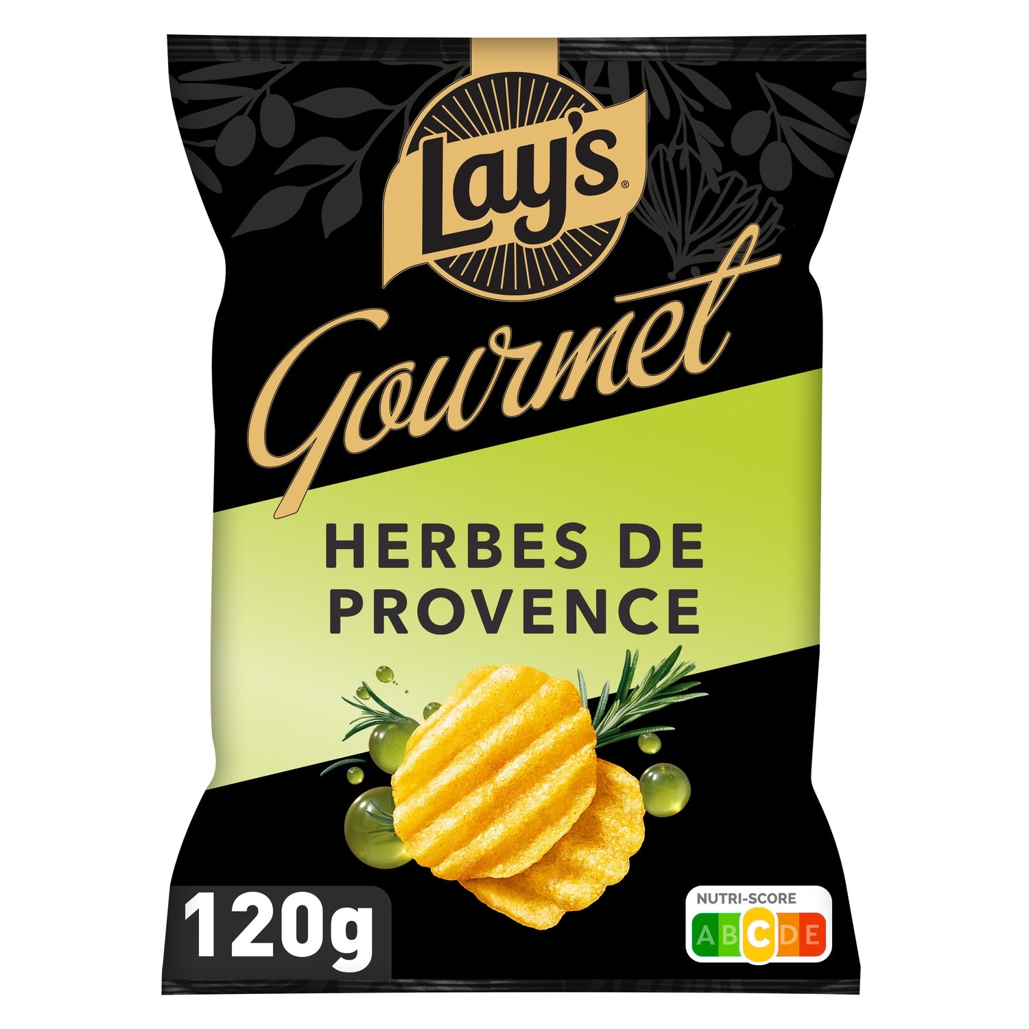 Chips Saveur Herbes de Provence Gourmet LAY'S 
