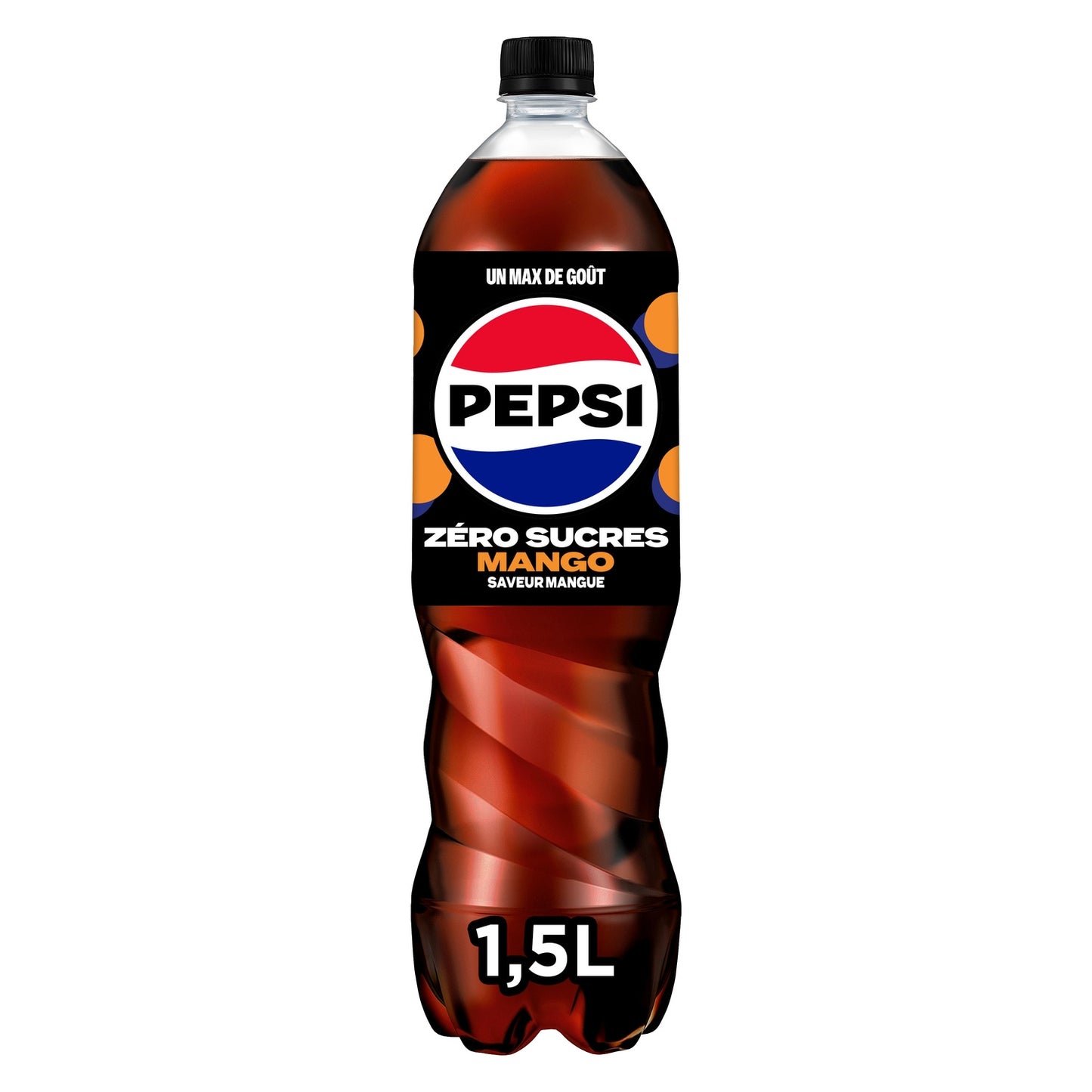 Soda au Cola Zéro Sucre Saveur Mango PEPSI 