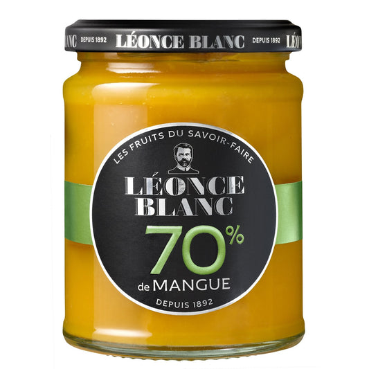 Confiture Mangue Allégée en Sucres LEONCE BLANC le pot de 320 g
