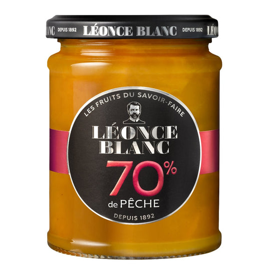 LEONCE BLANC Low Sugar Peach Jam