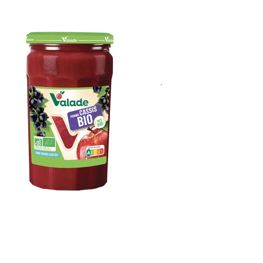 Compote Pomme Cassis Bio Sans Sucres Ajoutés WEBIO!