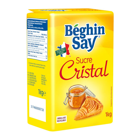 Sucre Cristal en Poudre BEGHIN SAY le paquet de 1 kg