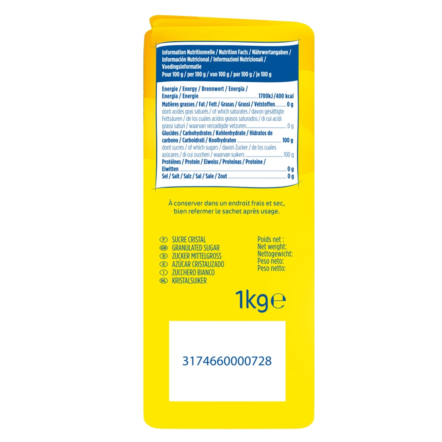 Sucre Cristal en Poudre BEGHIN SAY