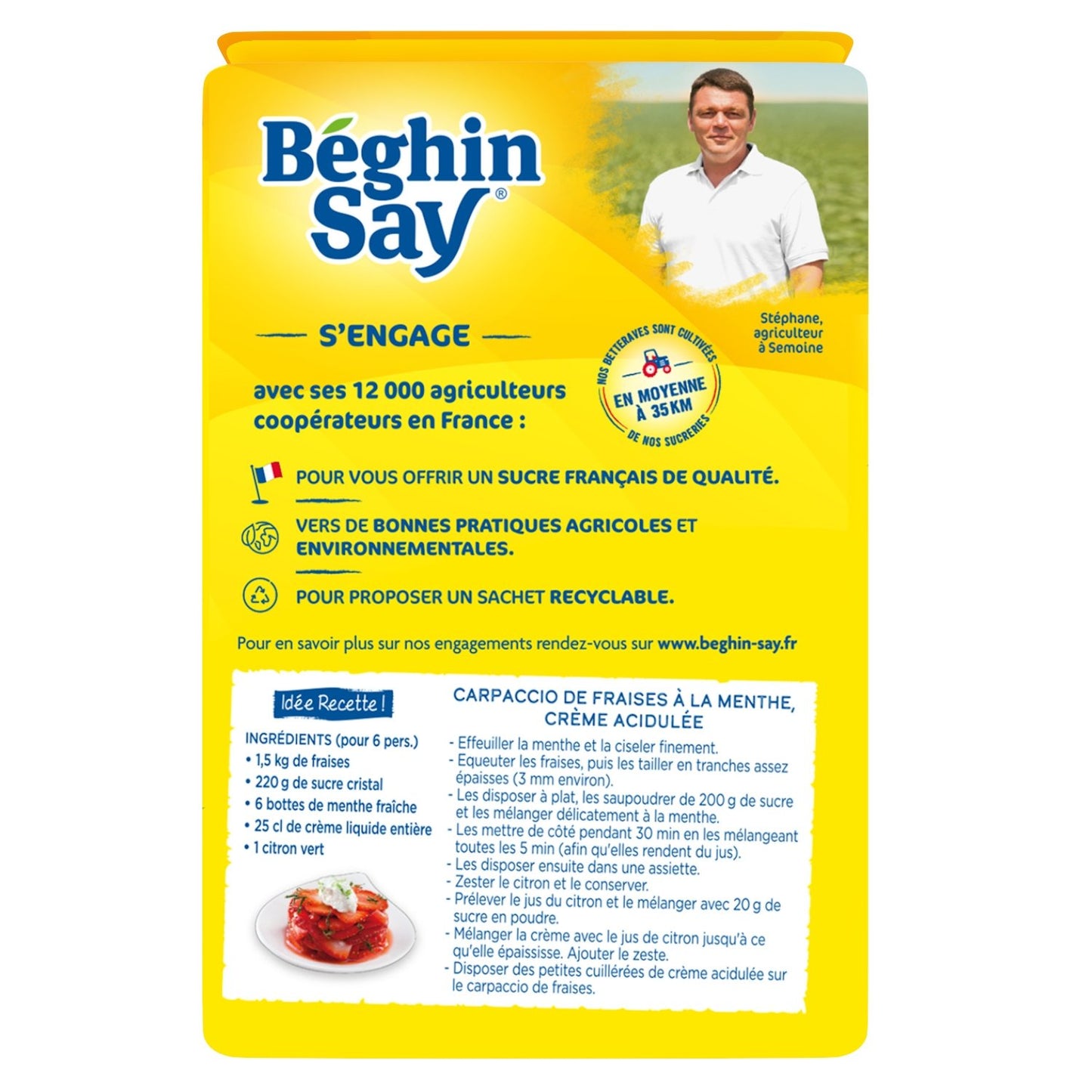 Sucre Cristal en Poudre BEGHIN SAY