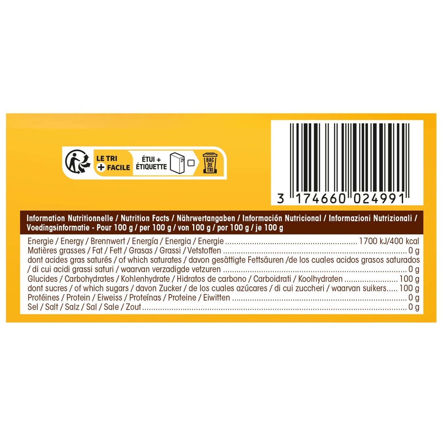 Sucre Blond en Poudre BEGHIN SAY