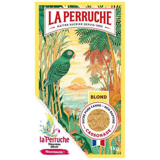 Sucre Blond Cassonade la Perruche BEGHIN SAY le paquet de 1Kg
