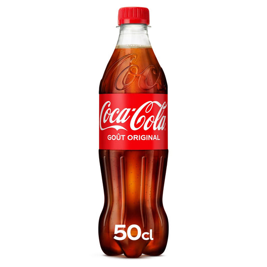 Soda Original COCA COLA la bouteille de 50cL