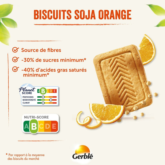 [ANTI-GASPILLAGE] Biscuit Soja Orange GERBLE - Date de durabilité minimale : 30/11/2025