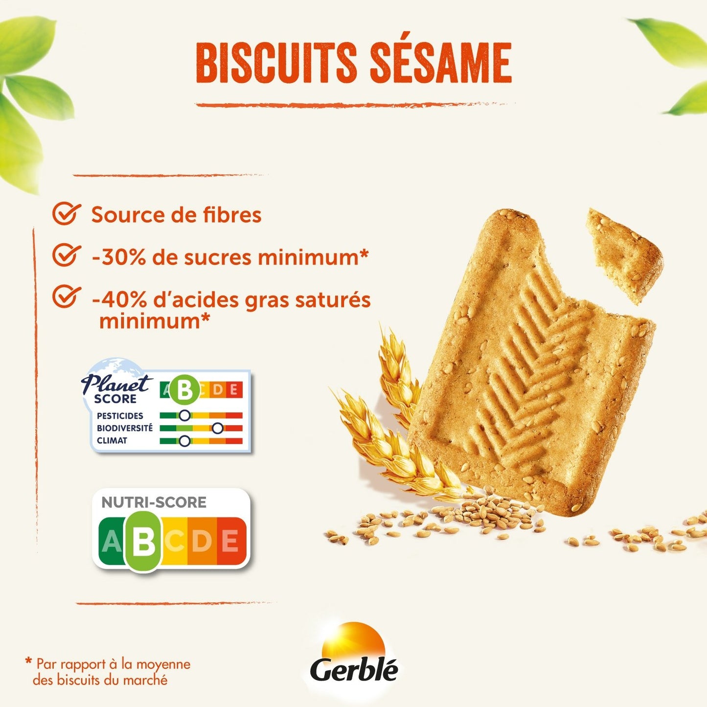 GERBLE Sesame Biscuit