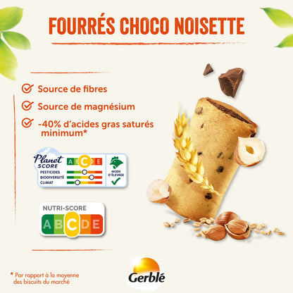 GERBLE Chocolate Hazelnut Filled Biscuit