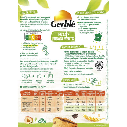 GERBLE Chocolate Hazelnut Filled Biscuit
