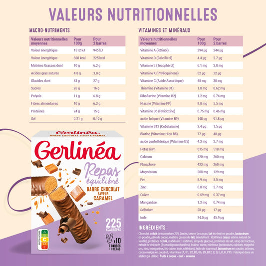 GERLINEA Caramel Bars