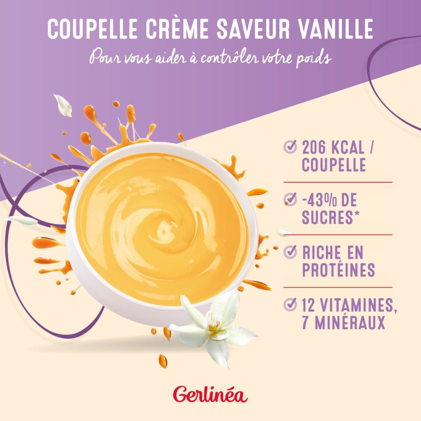 GERLINEA Vanilla Cream Slimming Meal Bowl