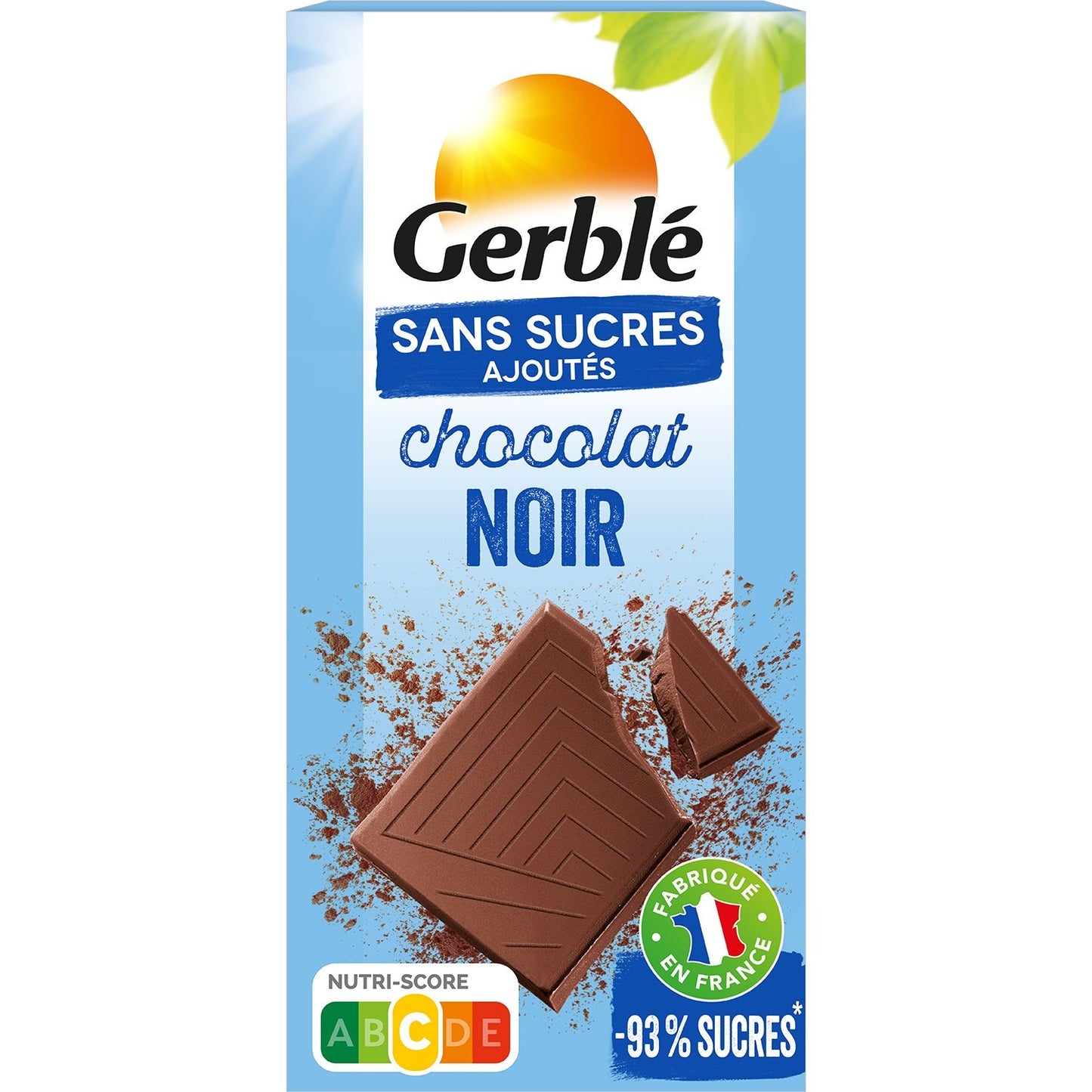 Chocolat Noir Sans Sucres Ajoutés GERBLE