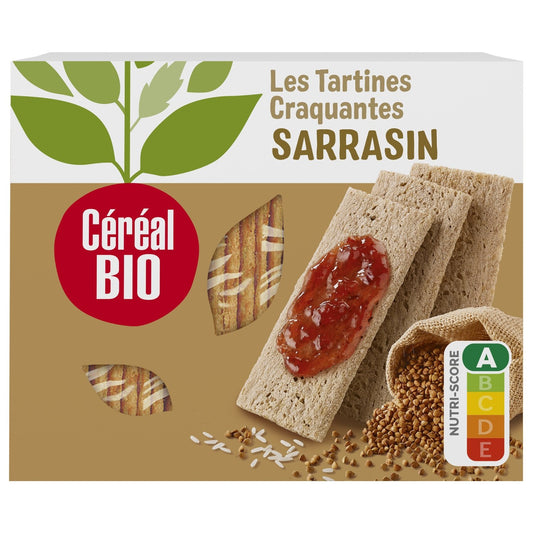 Tartines Craquantes Sarrasin CEREAL BIO la boite de 145 g