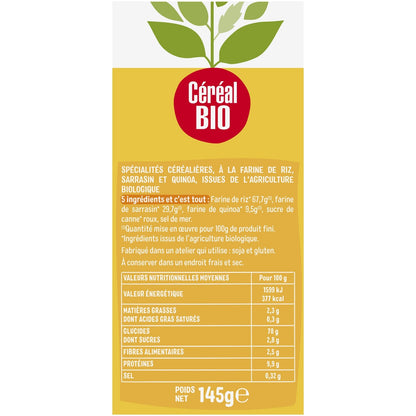 Biscottes Tartines Multicéréales Bio CEREAL BIO