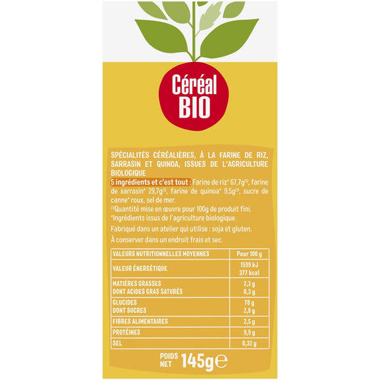Organic Multigrain Toast Rusks CEREAL BIO