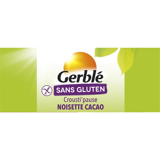 GERBLE Gluten-Free Hazelnut Cocoa Crispy Pause Biscuit