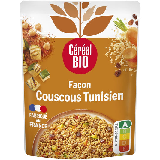 Boulgour de Blé à la Tunisienne au Raz El Hanout Bio CEREAL BIO le sachet de 220g