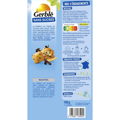 GERBLE Sugar-Free Chocolate Chip Soft Cake