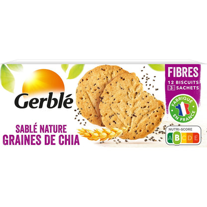 GERBLE Chia Seed Shortbread Cookie