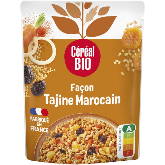 Orge et pruneaux à la Marocaine Bio CEREAL BIO le sachet de 220g
